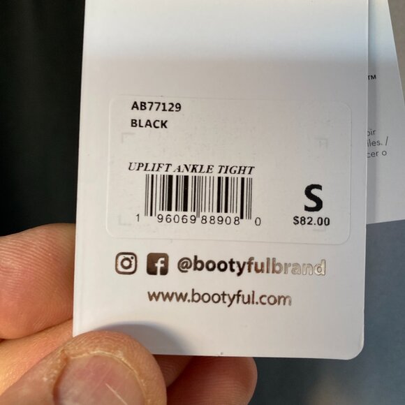 Bootyful by 90 Degree by Reflex Elevate High Rise Contour Ankle Tights | Size S - Picture 4 of 7